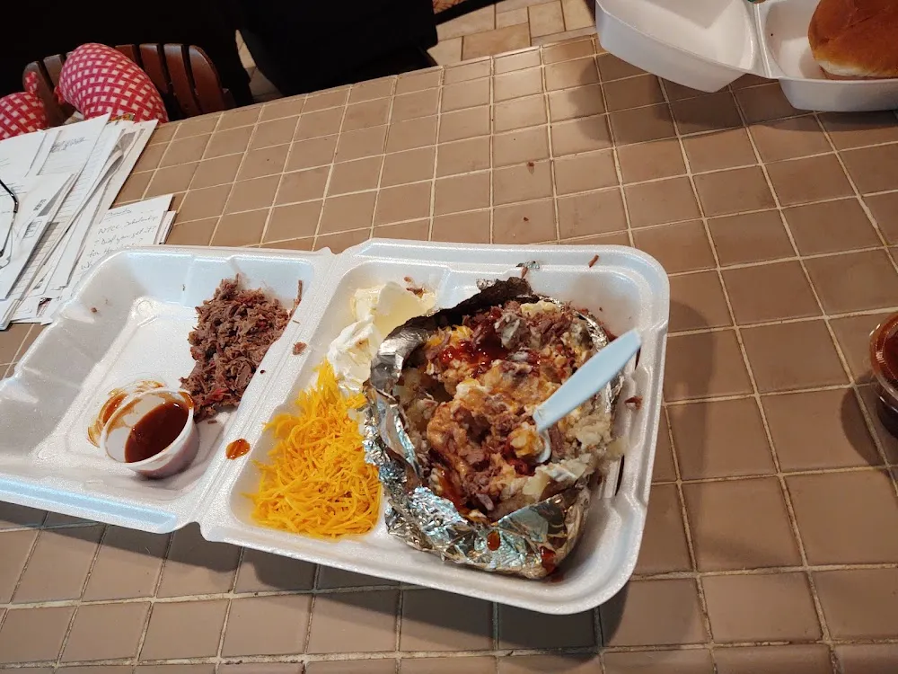 Baked Potato with Chopped Beef