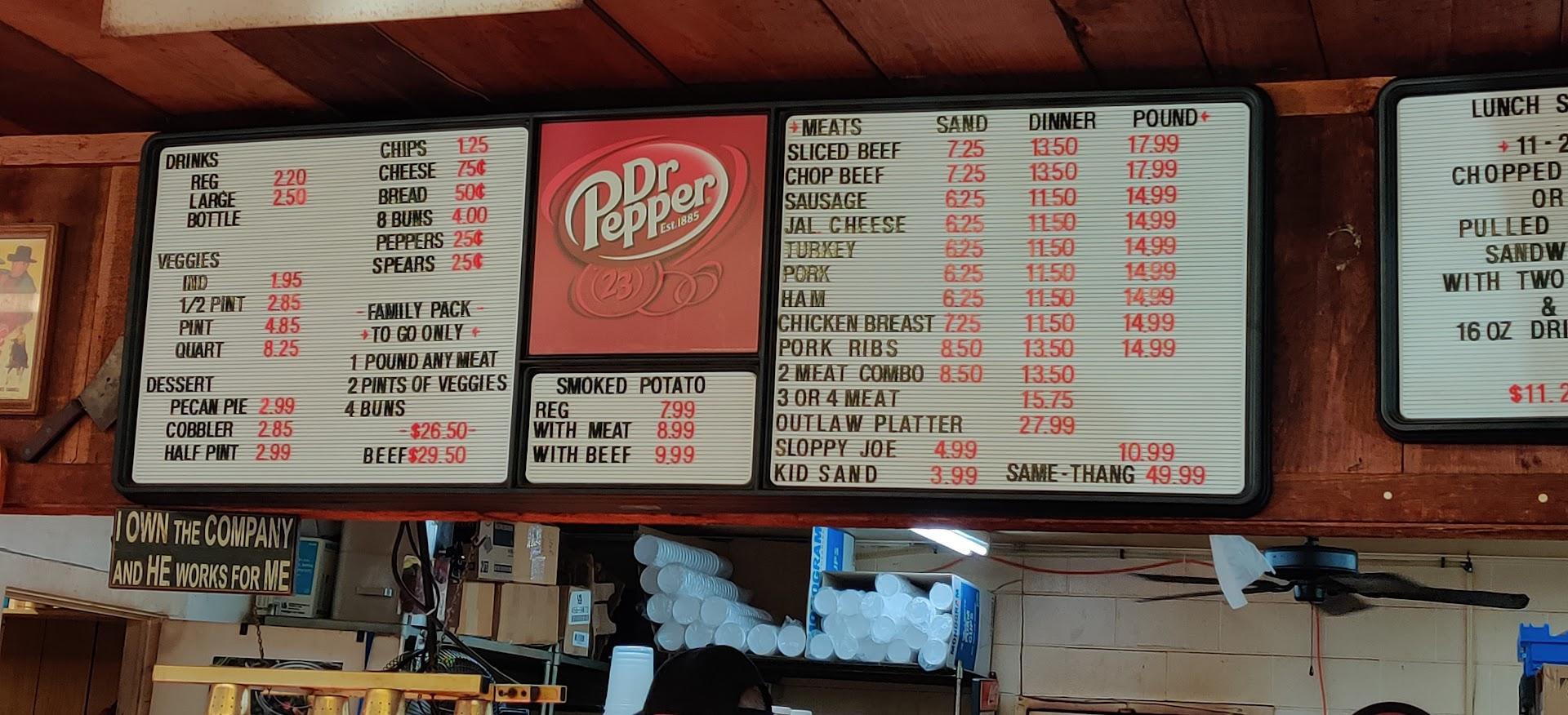 outlaw's bar-b-que